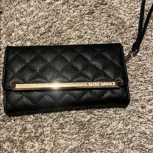 FREE with purchase Steve Madden Black Quilted Wristlet